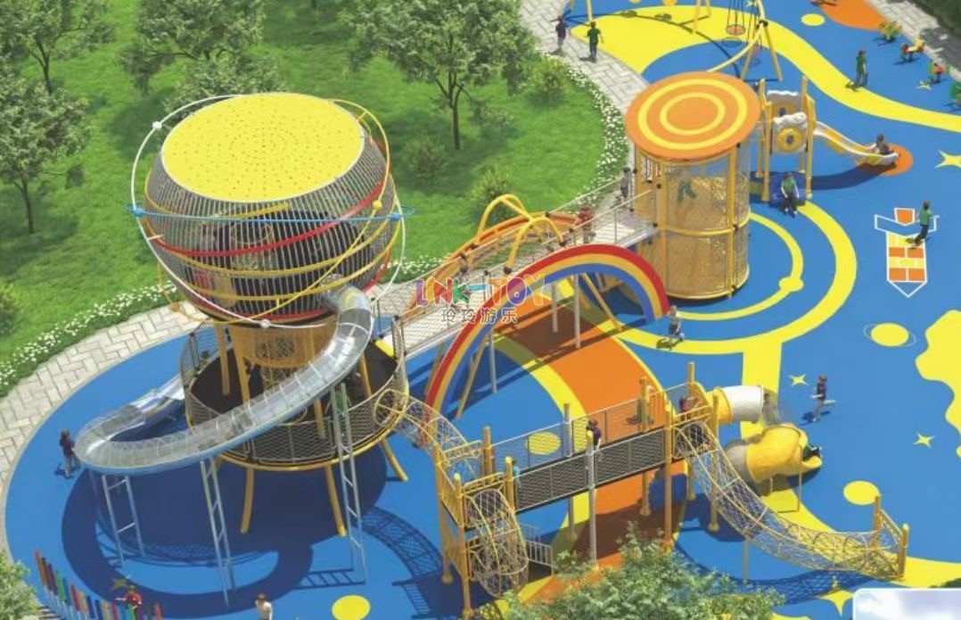 熱門(mén)兒童游樂(lè)設(shè)備推薦戶(hù)外爬網(wǎng)！好玩嗎？